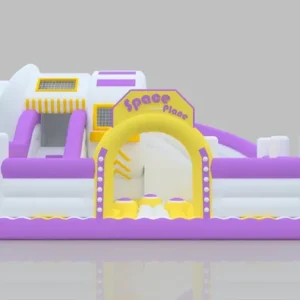 Commercial Inflatable Bouncy Castle 1.8m Blow Up Jumping Castle for Adults PVC Bounce House