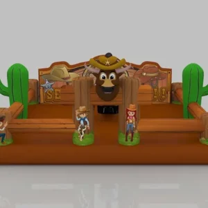 0.7mm TPU Inflatable Cartoon Castle Commercial Bounce House Customized Park Playground