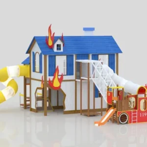 Fiberglass Interactive Playground Equipment 100kg–500kg Commercial Water Park Play System