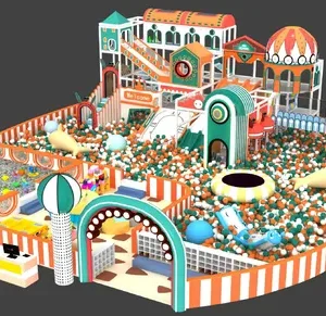 Carnival Theme Indoor Playground Naughty Castle Soft Play Equipment Commercial Kids Play Center