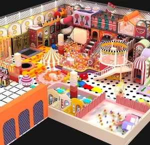 Candy Circus Indoor Playground Naughty Castle Soft Play Equipment Commercial Kids Play Center