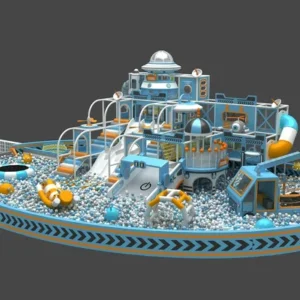 Space Theme Indoor Playground Naughty Castle Ball Pool Commercial Soft Play Equipment