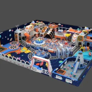 Galaxy Space Theme Indoor Playground Naughty Castle Soft Play Equipment Commercial Kids Play Center