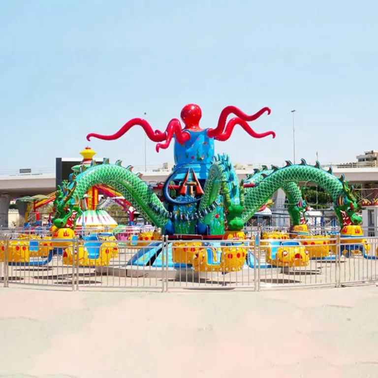 Amusement Ride 011 (Ocean-Themed Octopus)