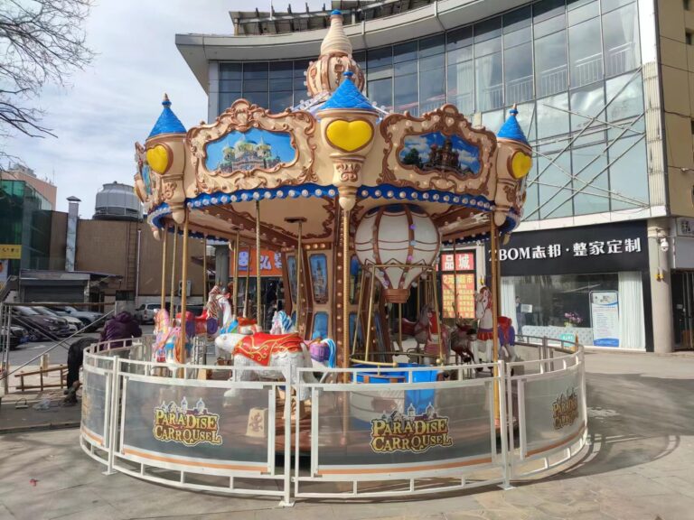 Amusement Ride 003 (Mini Horse Carousel)