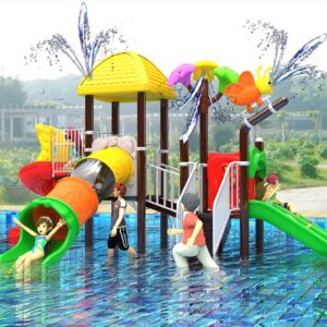 Outdoor Playground Slide B1 Main View
