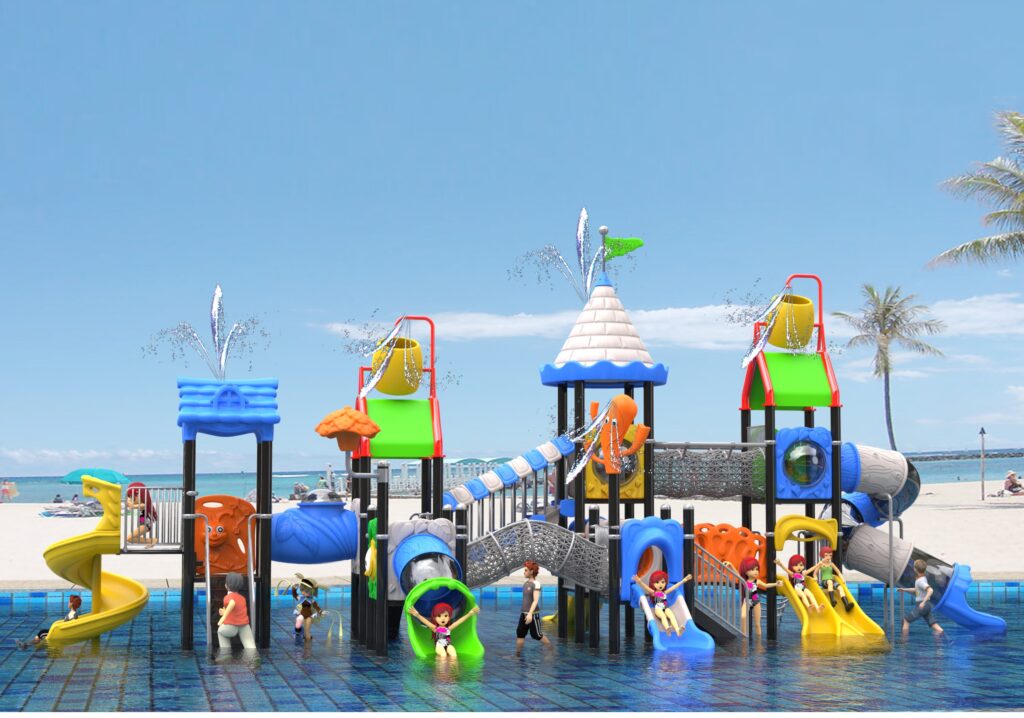 Outdoor Playground Slide B13 Main View