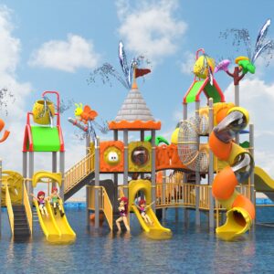 Outdoor Playground Slide B16 Main View