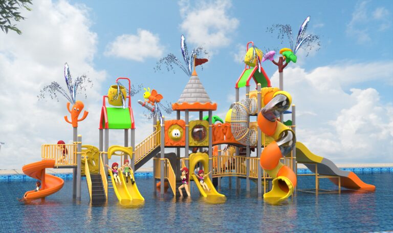 Outdoor Playground Slide B16 Main View