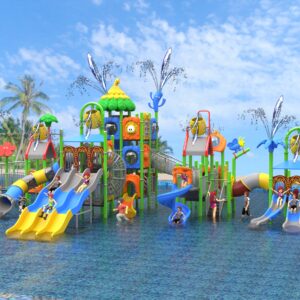 Outdoor Playground Slide B19 Main View
