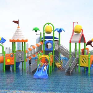Outdoor Playground Slide B20 Back View