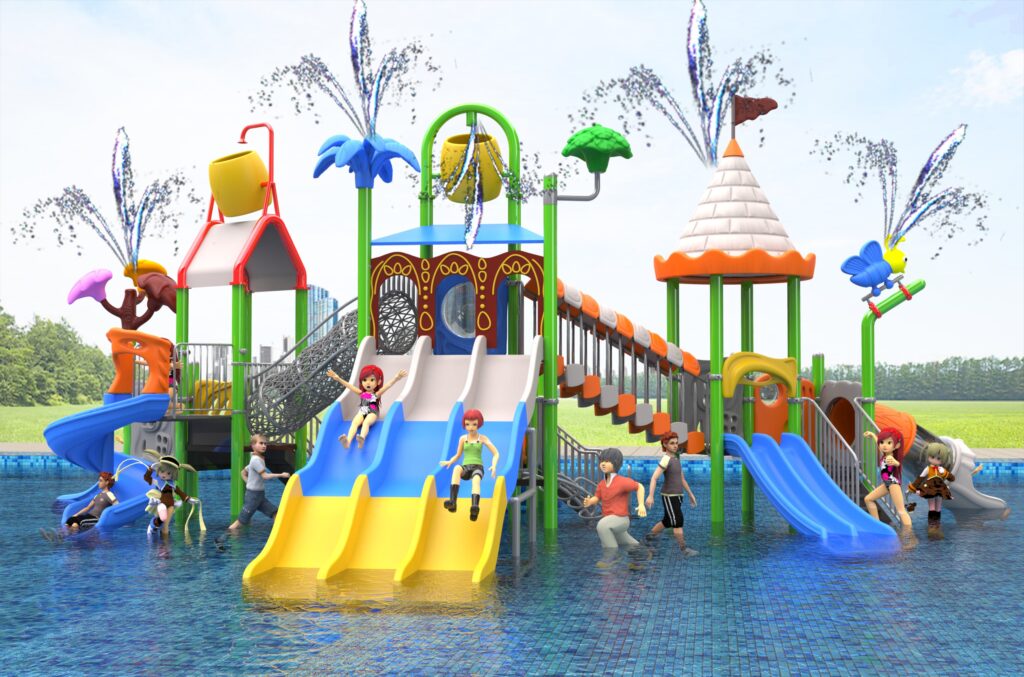 Outdoor Playground Slide B20 Main View