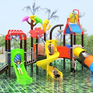 Outdoor Playground Slide B27 Main View