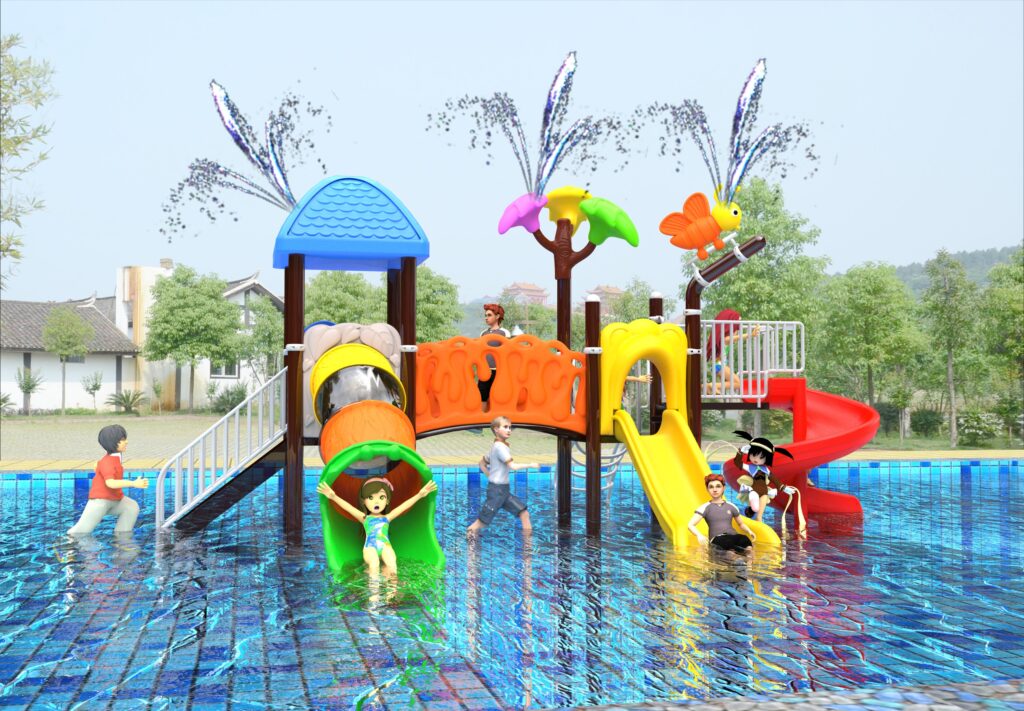 Outdoor Playground Slide B3 Main View