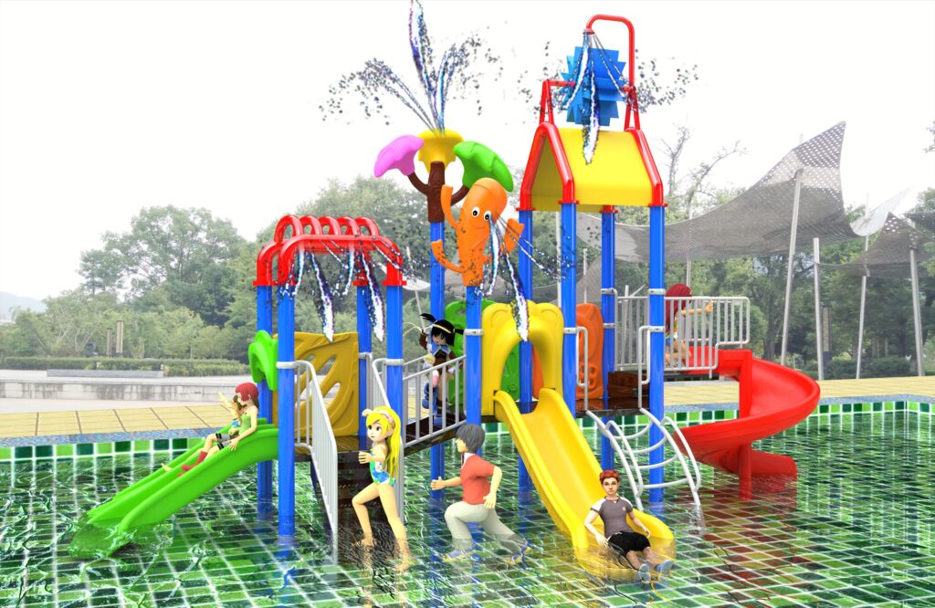 Outdoor Playground Slide B30 Main View