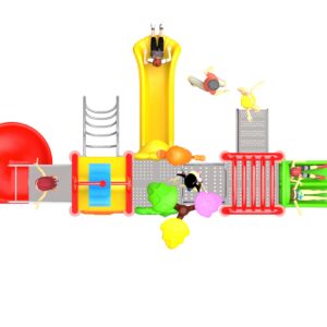 Outdoor Playground Slide B30 Top View