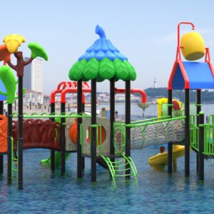 Outdoor Playground Slide B32 Back View