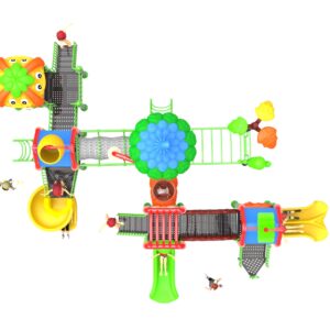 Outdoor Playground Slide B32 Top View