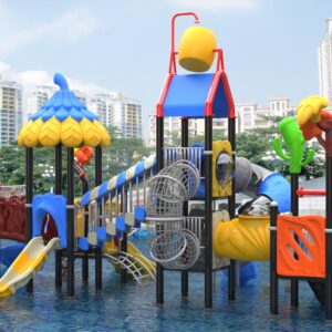 Outdoor Playground Slide B33 Back View