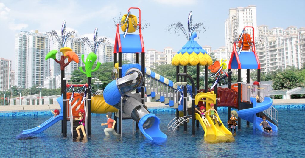Outdoor Playground Slide B33 Main View