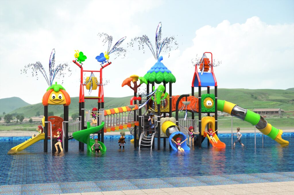 Outdoor Playground Slide B35 Main View