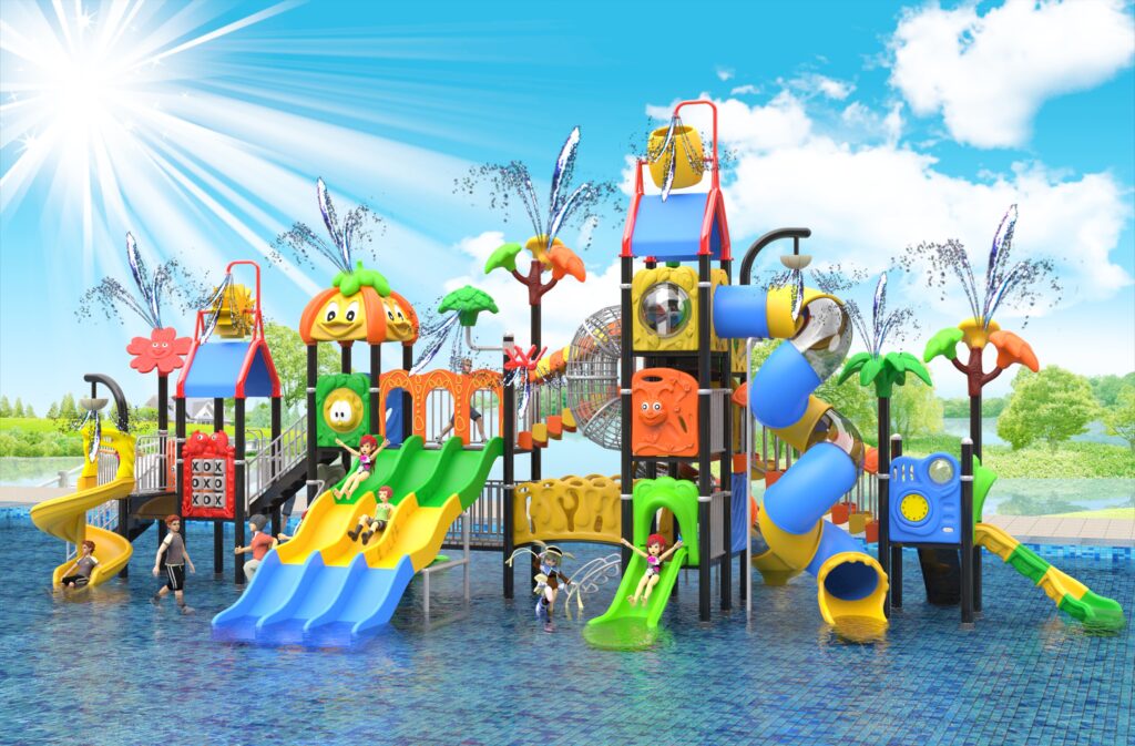 Outdoor Playground Slide B37 Main View