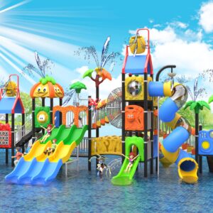 Outdoor Playground Slide B37 Main View