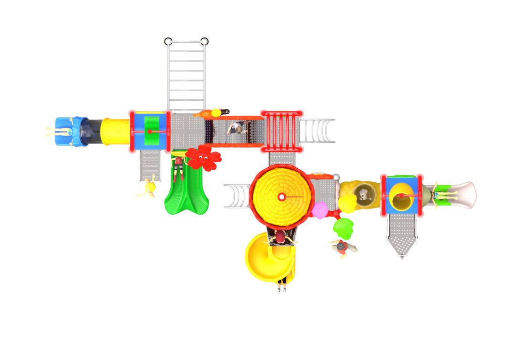 Outdoor Playground Slide B39 Top View