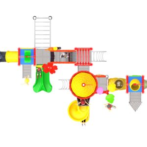 Outdoor Playground Slide B39 Top View