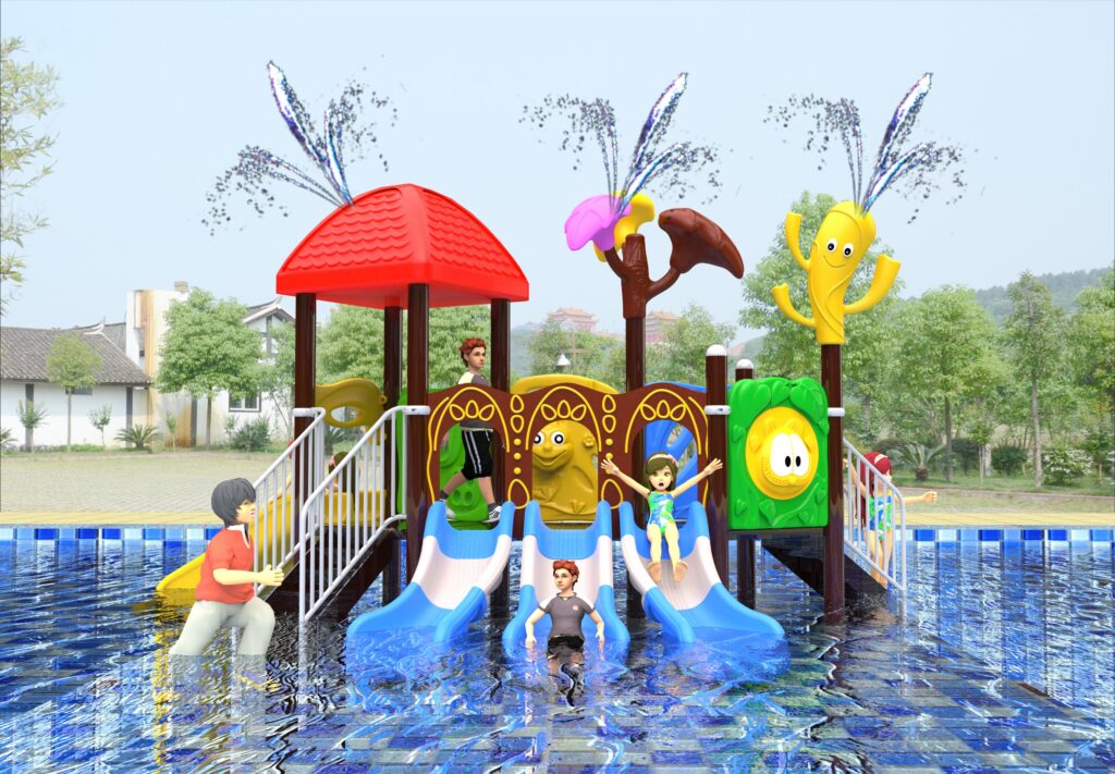 Outdoor Playground Slide B4 Main View