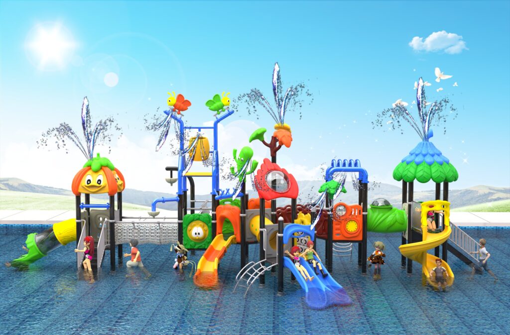 Outdoor Playground Slide B41 Main View