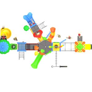 Outdoor Playground Slide B41 Top View