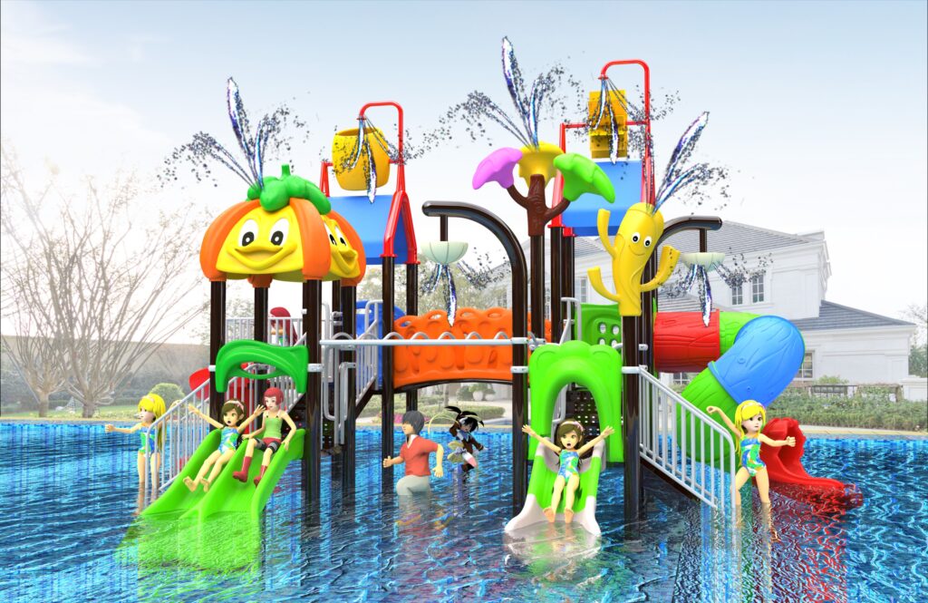 Outdoor Playground Slide B42 Main View