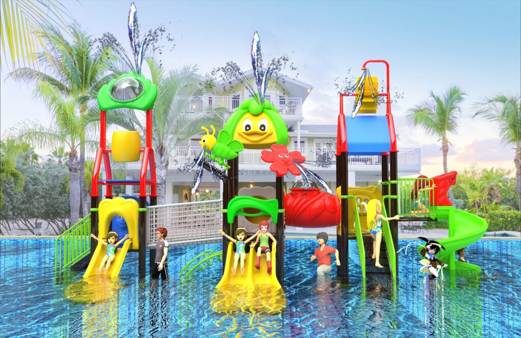 Outdoor Playground Slide B43 Main View