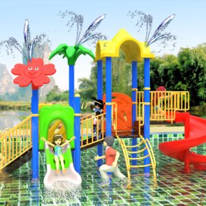 Outdoor Playground Slide B6 Main View