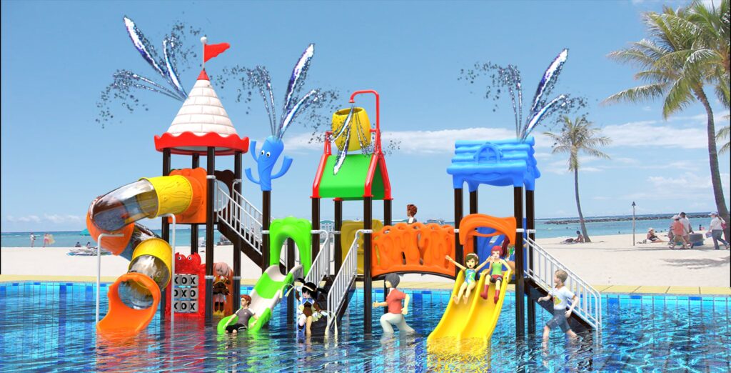 Outdoor Playground Slide B9 Main View