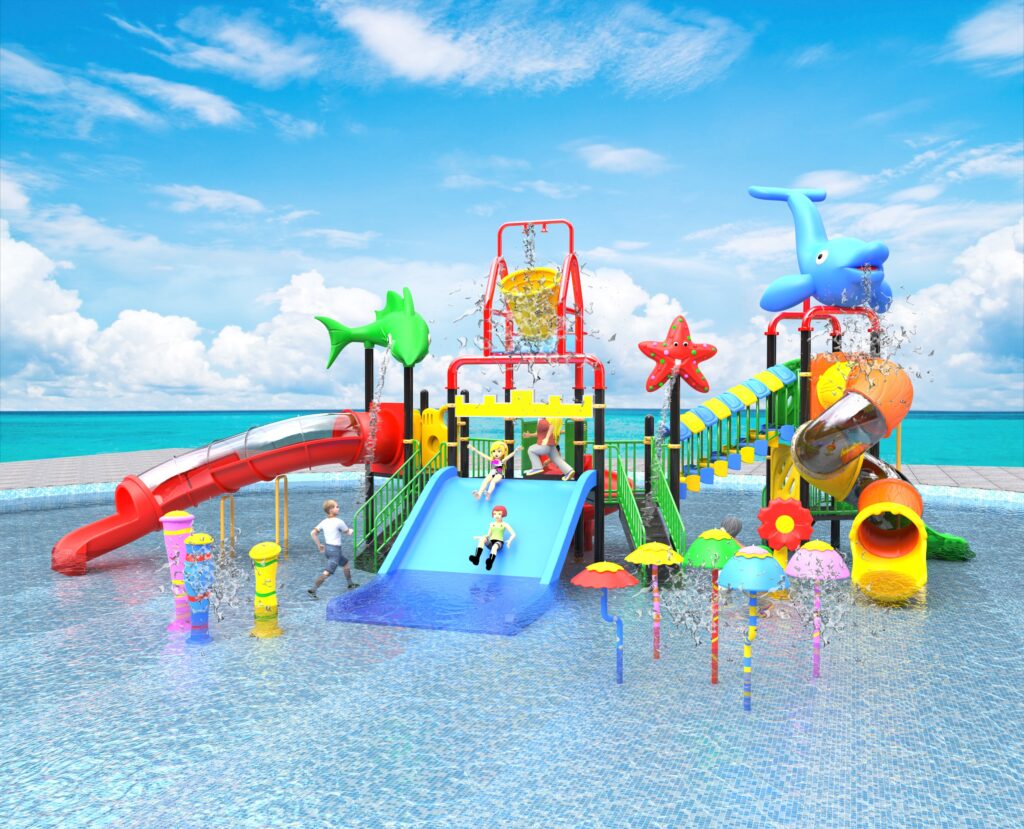 Outdoor Playground Slide C28 Main View