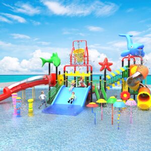 Outdoor Playground Slide C28 Main View
