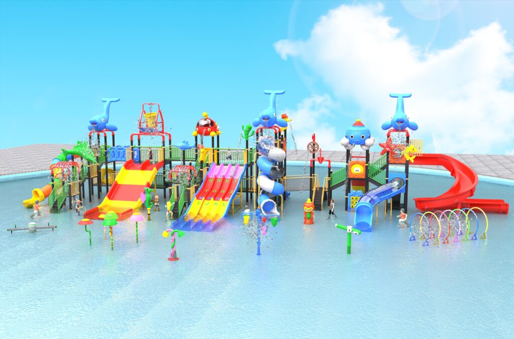 Outdoor Playground Slide C30 Main View