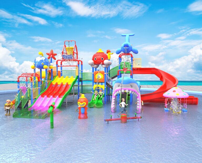 Outdoor Playground Slide C34 Main View