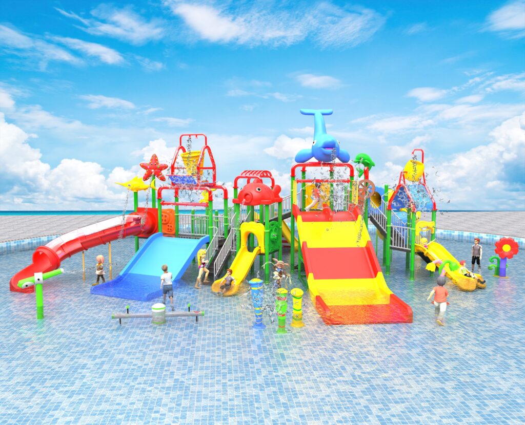 Outdoor Playground Slide C36 Main View