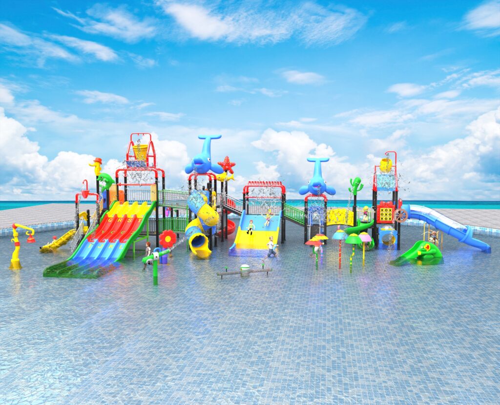 Outdoor Playground Slide C37 Main View