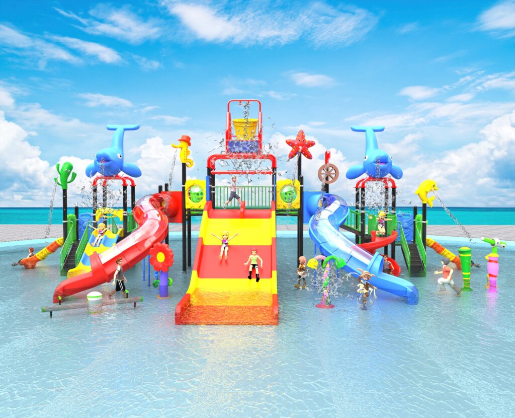 Outdoor Playground Slide C40 Main View