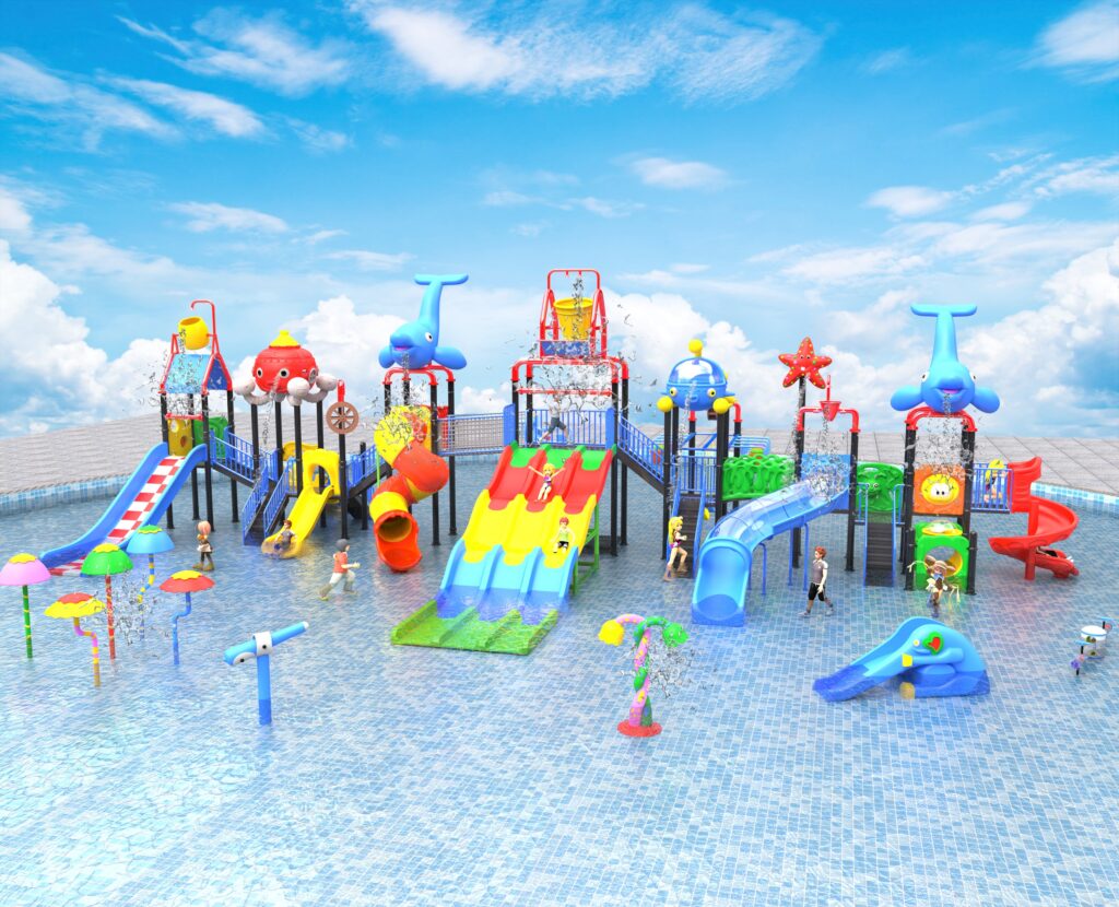 Outdoor Playground Slide C43 Main View