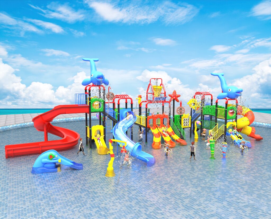 Outdoor Playground Slide C44 Main View