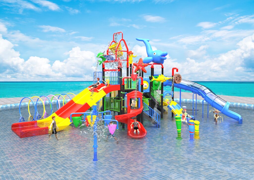 Outdoor Playground Slide C45 Main View