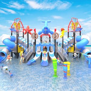 Outdoor Playground Slide C46 Main View