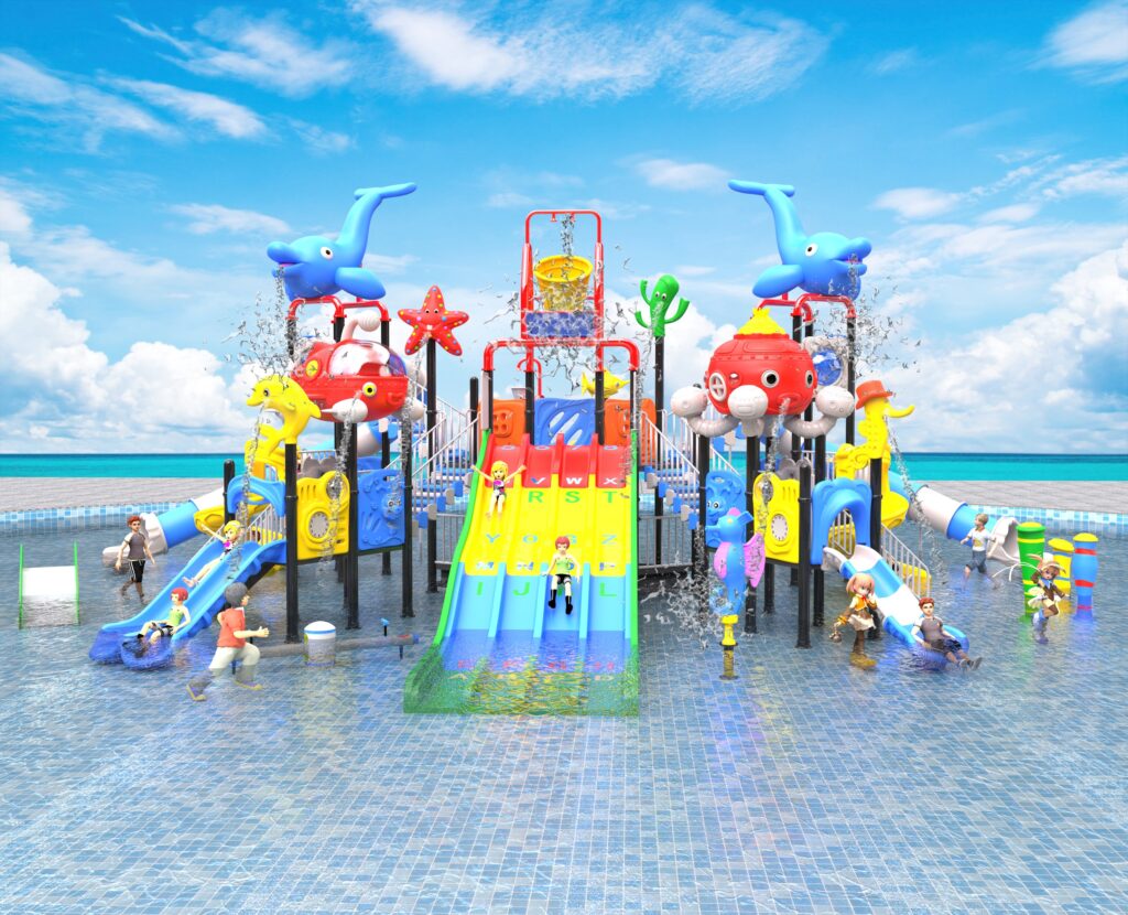 Outdoor Playground Slide C47 Main View