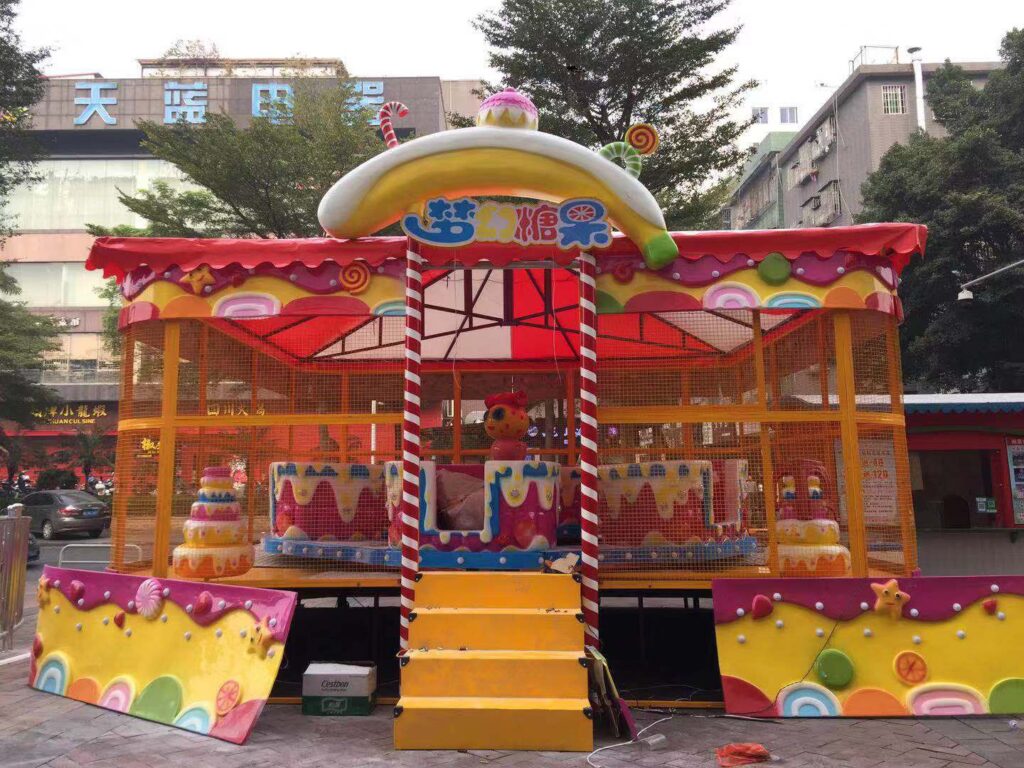 Candy Ball Shooting Car Ride Gallery View