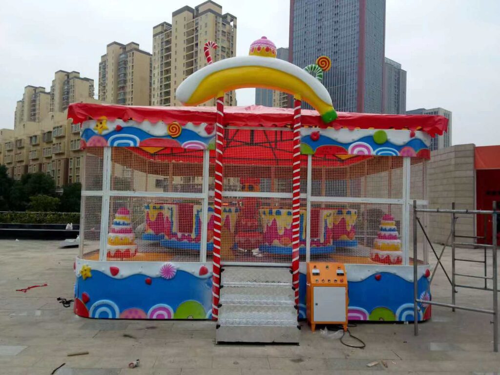 Candy Ball Shooting Car Ride Gallery View